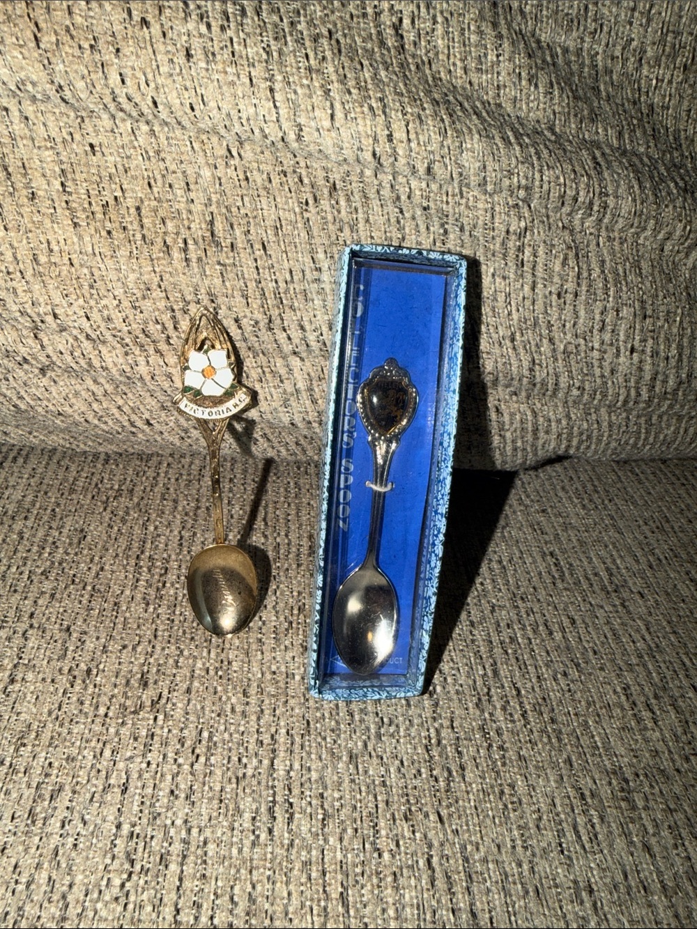 Vintage Silver Decorative Collectible Spoon - Helen Georgia and Victoria B. C